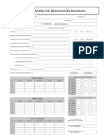 Horario Educación Musical PDF