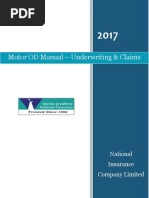 Motor OD Manual - Underwriting & Calims PDF