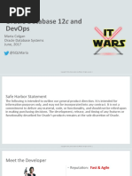 Oracle Database 12 and Devops: It Wars