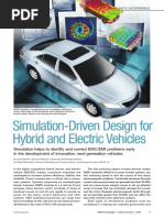 Simulation-Driven Design For Hybrid and Electric Vehicles