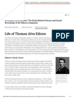 Life of Thomas Alva Edison PDF