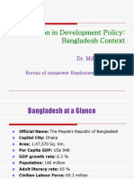 Migration in Development Policy: Bangladesh Context: Dr. Md. Nurul Islam Director