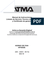 Manual HP4050E - Atma PDF