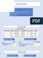 Sesión 5 - SQL Consulta A Varias Tablas