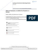 Effect of Seawater On Sulfide Ore Flotation A Review PDF