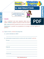 Texto Instructivo para Tercer Grado de Primaria