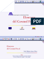Elementos Del Control Fiscal - ESAP
