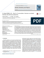 SR Doped BiMO3 M - MN Fe Y Perovskites Structure Correlated Thermal and Electrical Properties - 2017 - Materials Chemistry and Physics