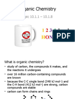 Organic Chemistry: Topic 10.1.1 - 10.1.8