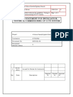 Method Statement - CCTV