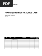 SP3D Piping Isometrics Practice Labs PDF