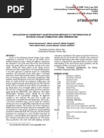 Application of Uncertainty Quantification Methods To The Prediction of Effusion Cooled Combustor Liner Temperature