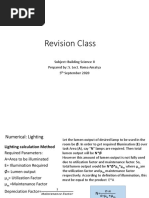 Revision Class: Subject: Building Science II Prepared By: S. Lect. Roma Amatya 5 September 2020