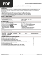 Icmr Specimen Referral Form For Covid-19 (Sars-Cov2) : (If Yes, Attach Prescription If No, Test Cannot Be Conducted)