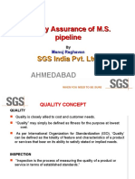 Quality Assurance of M.S. Pipeline SGS India Pvt. LTD