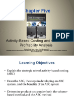 Chapter Five: Activity-Based Costing and Customer Profitability Analysis