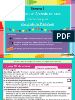 7 Semana Aprende en Casa 2do Preescolar PDF