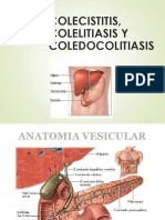 Colecistits, Colelitiasis y Coledocolitiasis