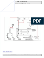 1994 Jeep Wrangler Diagramas de Carga y Arranque