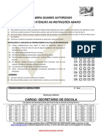 Secretário de Escola - PDF Secretário de Escola Caçapava - SP 2015