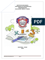 Mala Curricular de Matematica Actualizado 2018 - Don Bosco