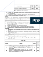 CS305 Microprocessors and Microcontrollers PDF