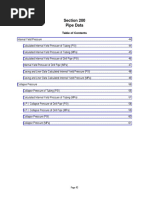 Section 200 Pipe Data