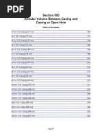 Section 500 Annular Volume Between Casing and Casing or Open Hole