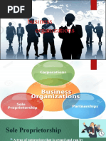 Forms of Business Organizations