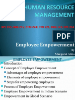 Human Resource Management: Employee Empowerment