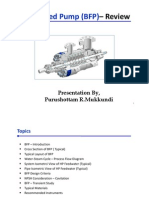 Boiler Feed Pump (BFP) - Review