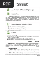 Module - Wk1 - An Overview of AbPsy