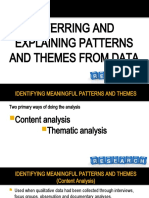 Inferring and Explaining Patterns and Themes From Data: Lesson 2