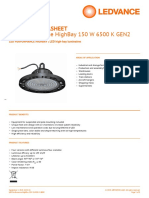 Led Performance Highbay 150 W 6500 K Gen2: Product Datasheet