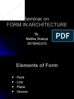 Form in Architecture (IOE)