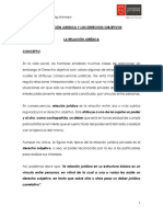 Relación Juridica y Derechos Subjetivos