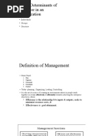 Three Determinants of Behavior in An Organization: - Individuals - Groups - Structure