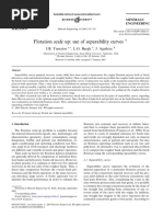 Flotation Scale Up: Use of Separability Curves: J.B. Yianatos, L.G. Bergh, J. Aguilera