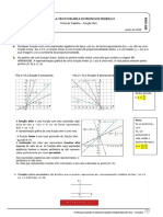 Ficha de Reforço - Função Afim.