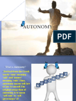 Autonomy