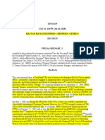 Division (GR No. 228799, Jan 10, 2018) Mactan Rock Industries V. Benfrei S. Germo + Decision