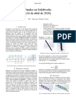 Pandeo en Solidworks