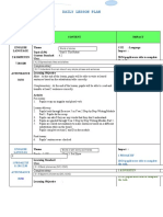 Daily Lesson Plan: Main: at The End of The Lesson, Pupils Will Be Able To Write at Least 6