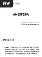 Fundamentos de Cirugía - Anestesia