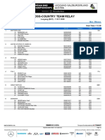 Cross-Country Team Relay: Start List Men / Women