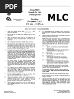 Edu 2013 11 MLC Exam Pj9e1x PDF