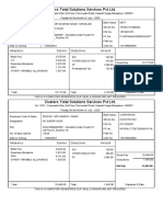 Dusters Total Solutions Services PVT - LTD.: Amount Deductions Earned Allowance