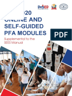 THE 2020 Online and Self-Guided Pfa Modules: Supplemental To The SEES Manual