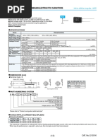 Miniature Aluminum Electrolytic Capacitors: Specifications