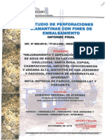 Informe de Estudio de Perforaciones